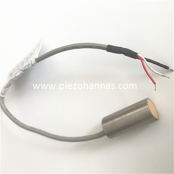 Transductor ultrasónico de acero inoxidable 200Khz para medición de flujo de gas