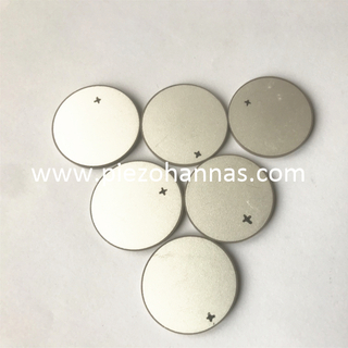 Disco piezocerámico de cerámica piezoeléctrica blanda para sensor de fuerza
