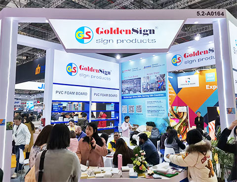 Goldensign PVC putu plātnes apmeklē Saudi Signage & Labeling Expo&nbsp;2025