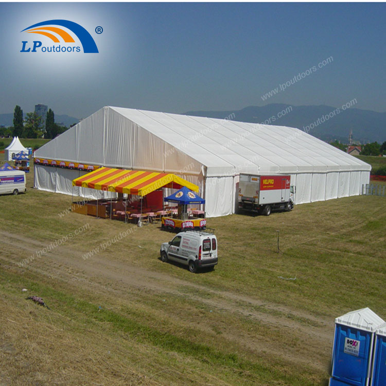 Большая производственная алюминиевая палатка временного склада для торговой выставки