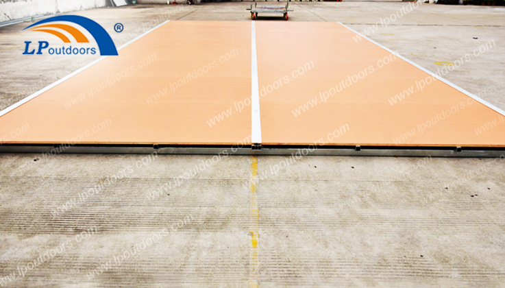 cassette laminated aluminum floor system installation.jpg