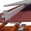 Soporte de panel solar ajustable de acero inoxidable gancho de montaje en techo