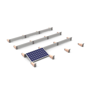قوس وحدة تركيب لوحة شمسية مسطحة السقف 