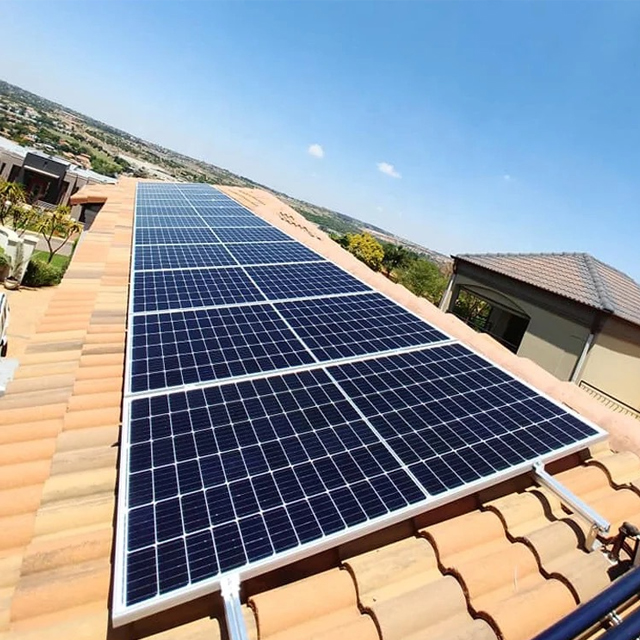 Panel fotovoltaico de vidrio doble paneles de alimentación fotovoltaica un módulo fotovoltaico de grado 540W