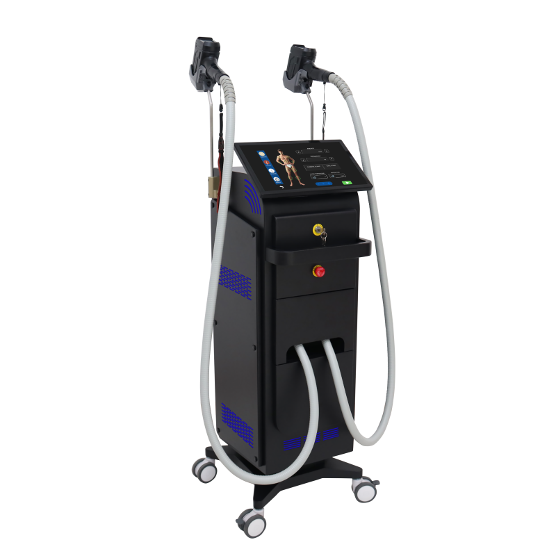 Diodenlaser-Haarentfernungsgerät mit zwei Handstücken