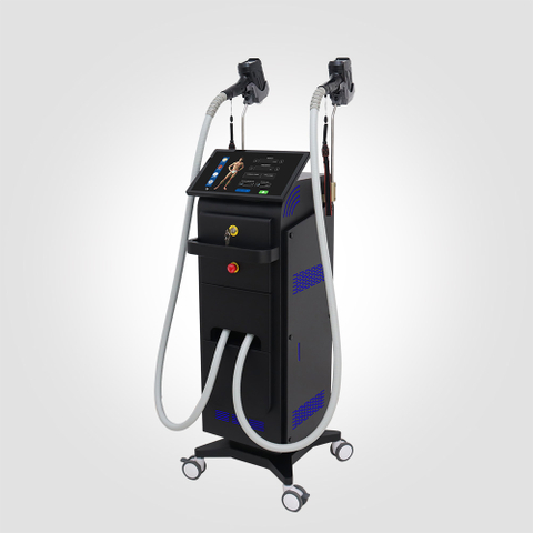 Diodenlaser-Haarentfernungsgerät mit zwei Handstücken