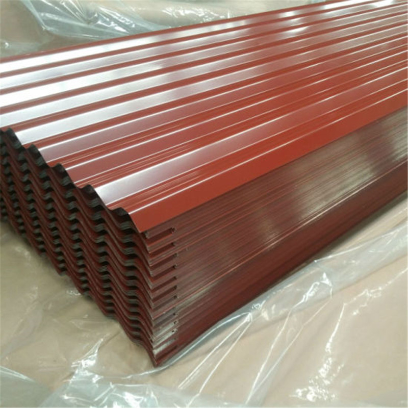 Zink Ripple Ripple Zinc Coated Roofing Sheet PPGI/PPGL Metal Roof Tile