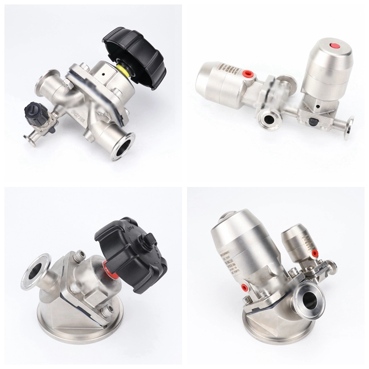 Гигиенический мембранный клапан из нержавеющей стали