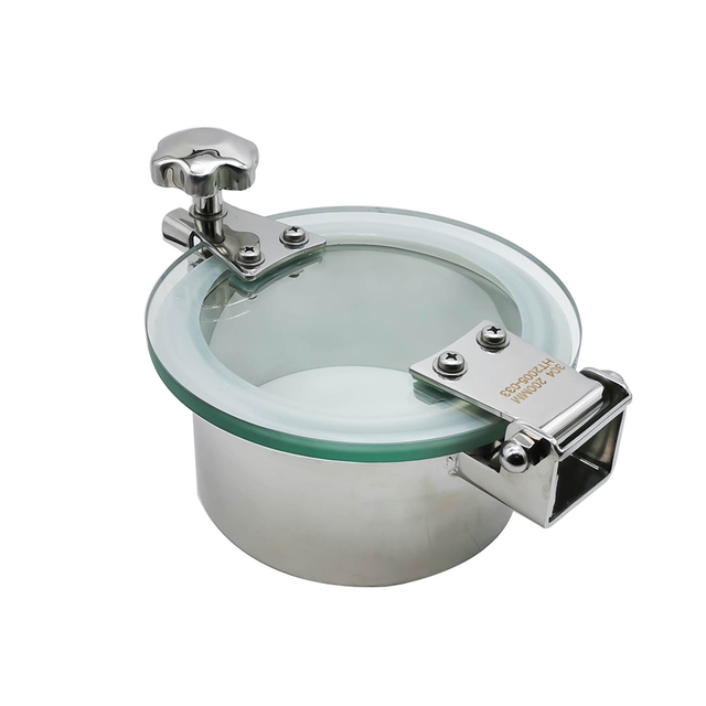 Санитарно-гигиенический прозрачный герметичный резервуар из нержавеющей стали Manway