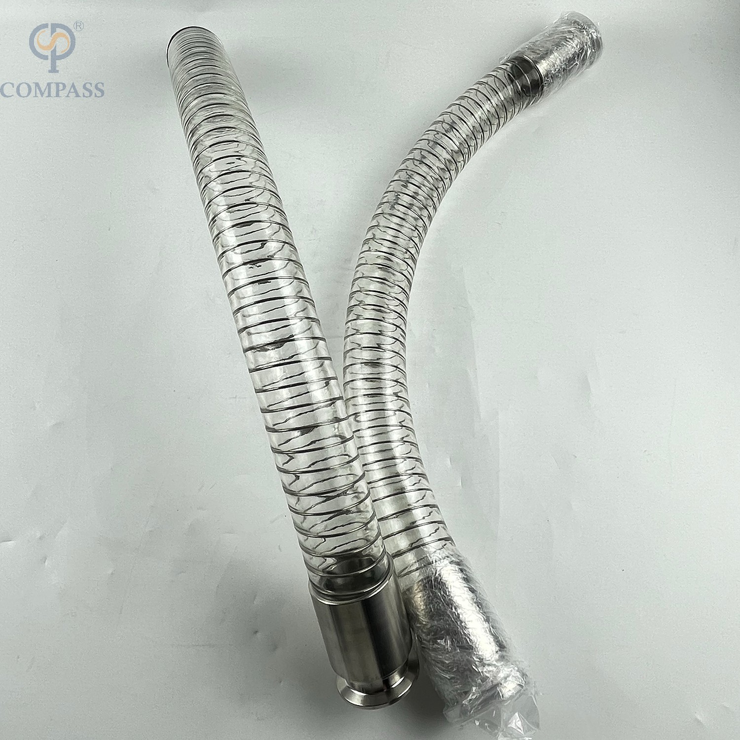 ПРОЗРАЧНЫЙ СПИРАЛЬНЫЙ ШЛАНГ ПИЩЕВОГО КЛАССА 1,5-24 ДЮЙМА