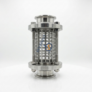 TC91MM DN65 SS316L Зажим для трубопровода Прямой смотровое стекло с защищенным экраном