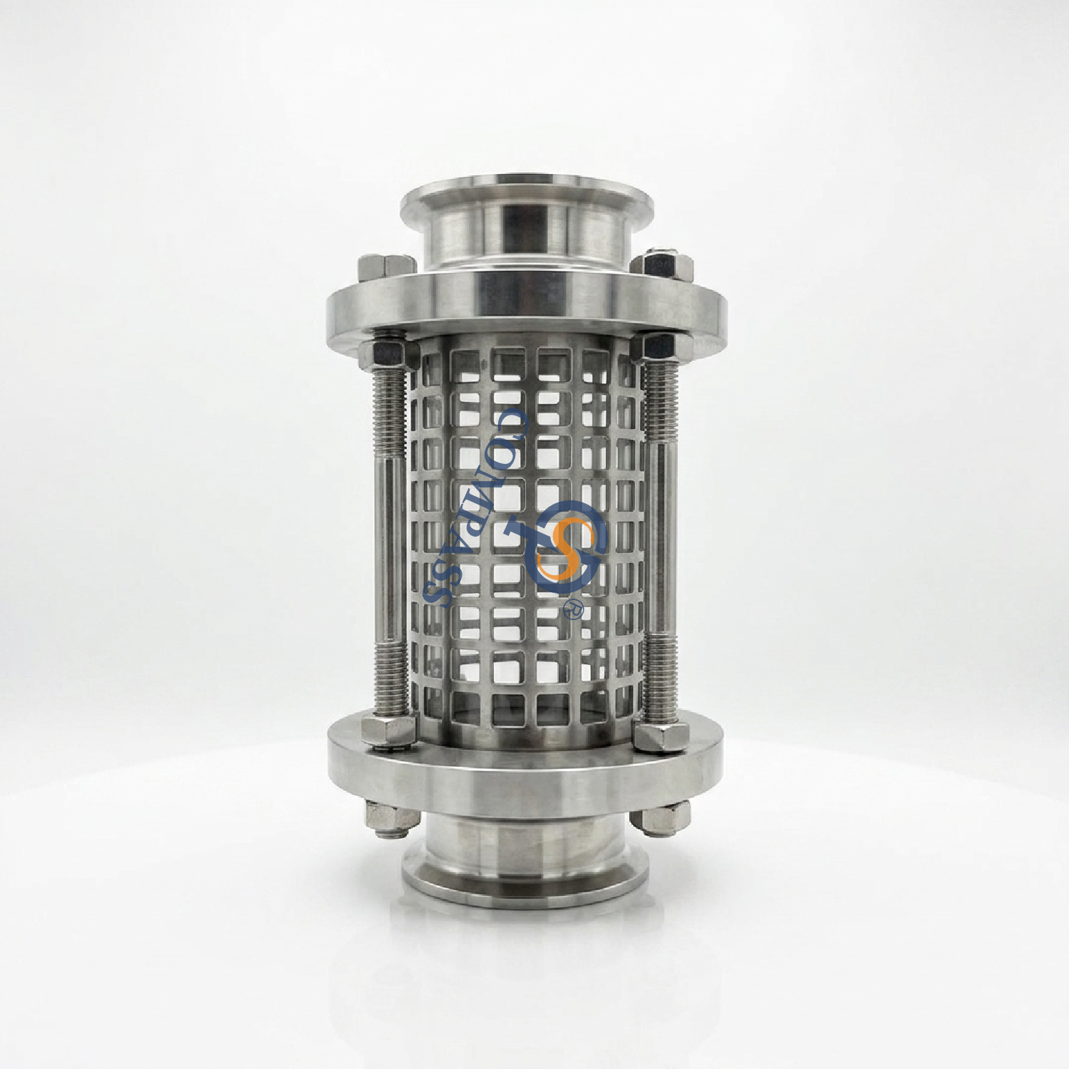 TC91MM DN65 SS316L Зажим для трубопровода Прямой смотровое стекло с защищенным экраном