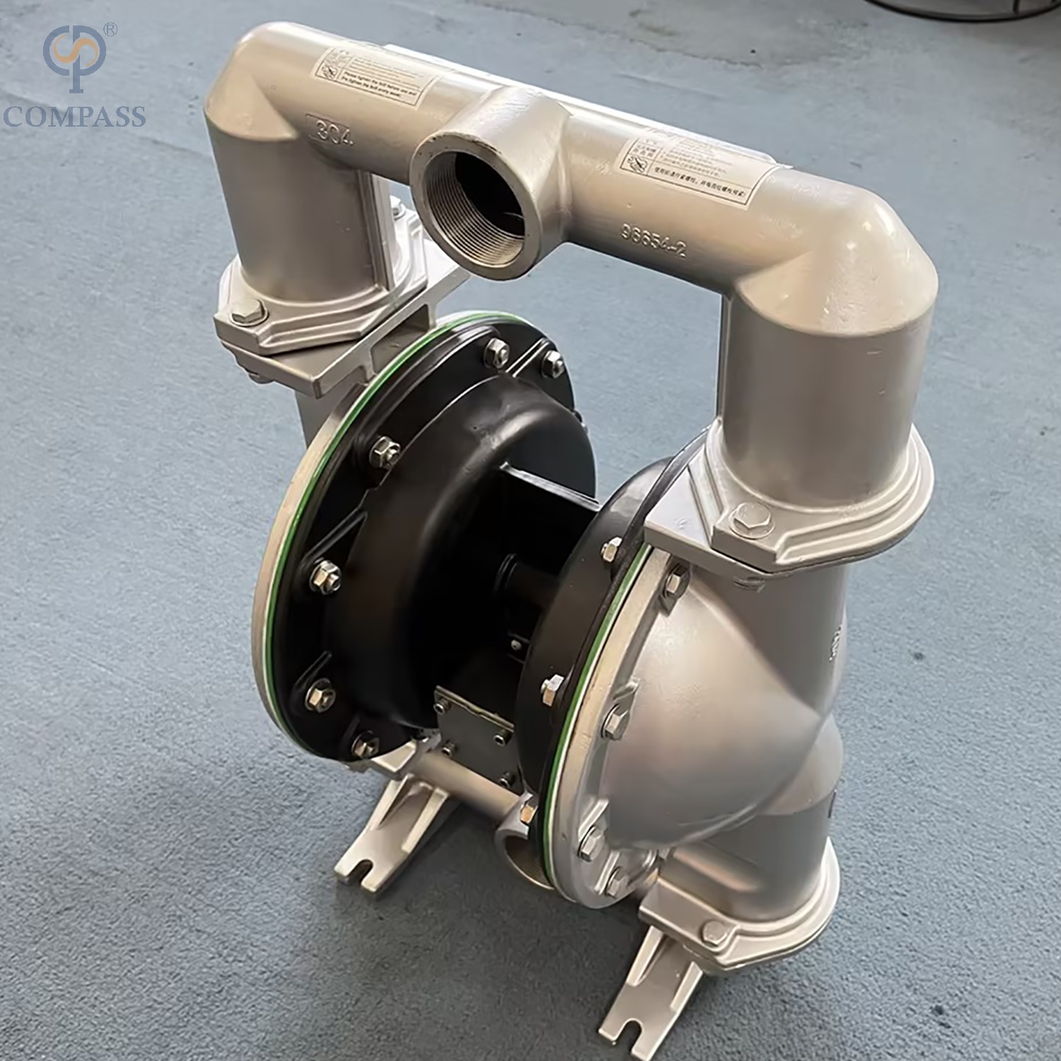 SS304 ПНЕВМАТИЧЕСКИЙ ДВОЙНОЙ МЕМБРАННЫЙ НАСОС