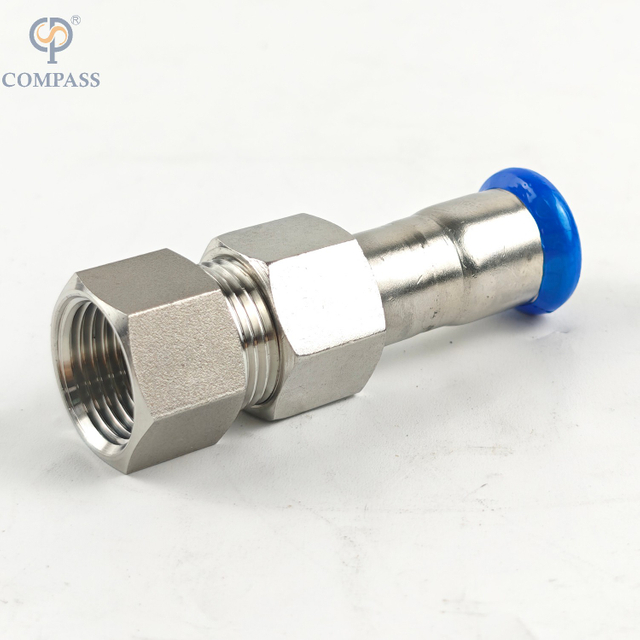 DN15 Санигитария нержавеющая сталь SS304 BS Single Clamp Shinked Union