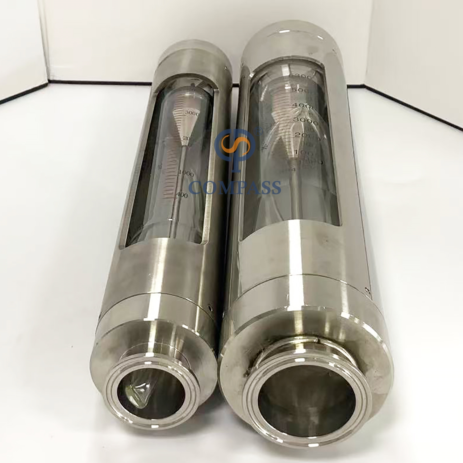 LZB-K30 SS304 Феррула TC64MM 6000 л/ч 2-дюймовый стеклянный роторный расходомер для воды