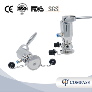 SGQK MODEL TC вручную и пневматическая пищевая клапана Tri Clamping Claping