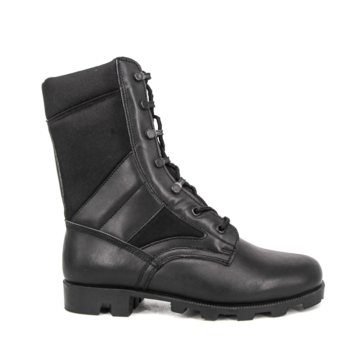 Botas selva del ejército británico negras con cremallera 5204