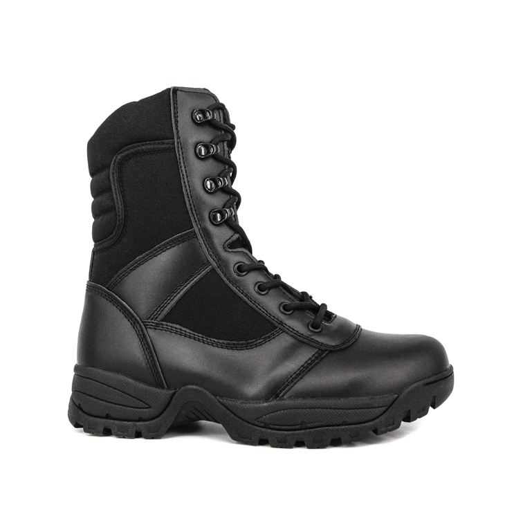 Botas tácticas militares negras de moto cómodas 4201