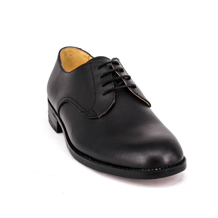 Zapatos de oficina impermeables de piel negra para hombre 1211