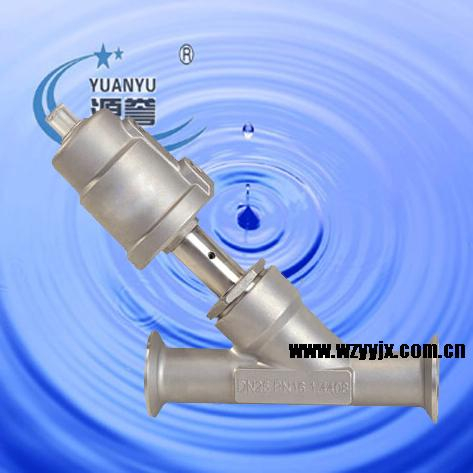 Sanitary Angle Seat Valve (Triclamp End)