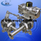 3-Way Sanitary Butterfly Valve with Pneumatic Actuator