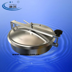 Stainless Steel Sanitary Manhole Cover With Lock