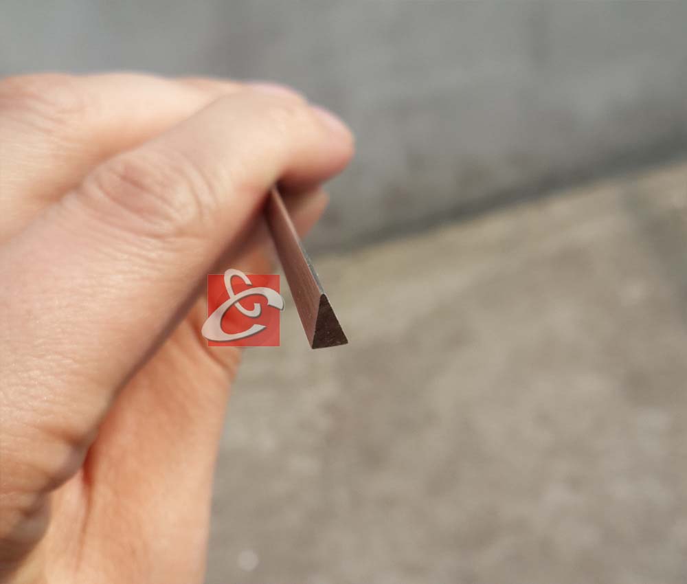 stainless steel triangle bar