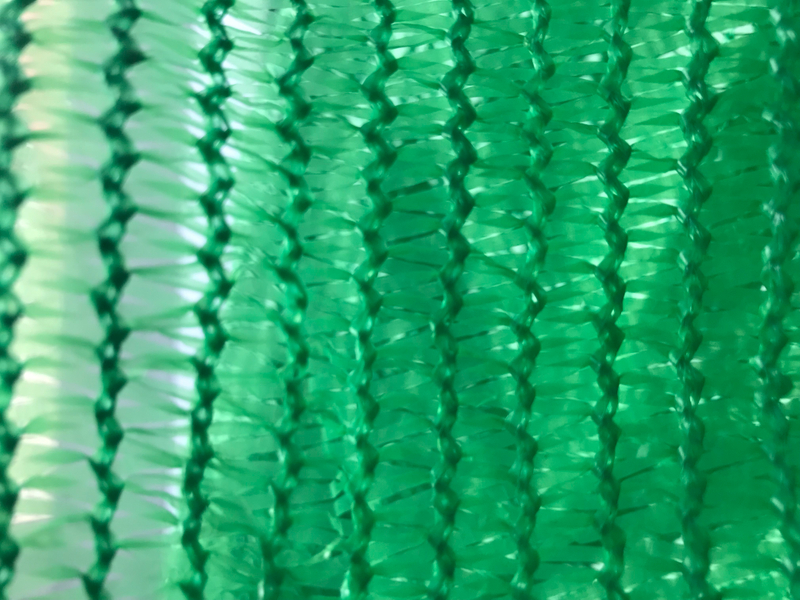 HDPE Three Needles Green Tape Shade Net para Invernadero