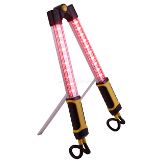 120 LED Foldable under Hood Work Light with LED Warning Light