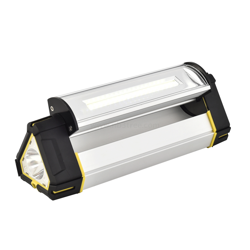 3W COB+1W LED Alunminium Rechargeable Work Light with Magnet And Hook