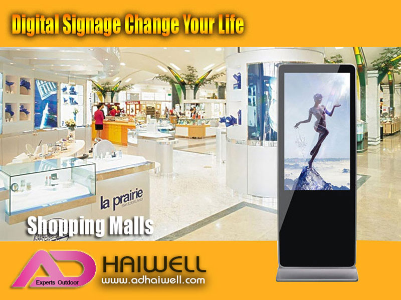 Digital-LCD-Signage-Antrags-Shoping-Malls