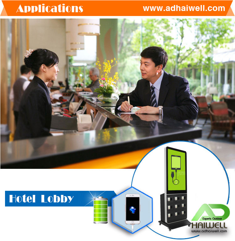 Mobile-charging-station-application for-hotel-looby