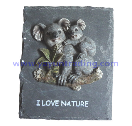 Australian Koala wall hanging faux taxidermy animal ornaments resin craft