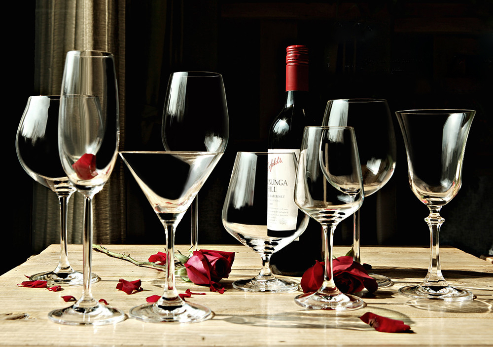 clear series glass wine cup