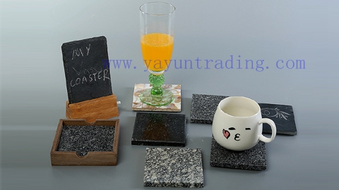 juice soft drink colored overlay drinking glass cup and coaster