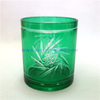 wind swirl promotional desk glass candle holder