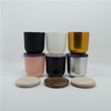 2019 new arrival best selling promotional rose gold flat glass candle holder