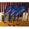 2.5FT tall Mini Table Flag Advertising Tabletop/Desktop Bow Teardrop Advertising Flag Display Banner