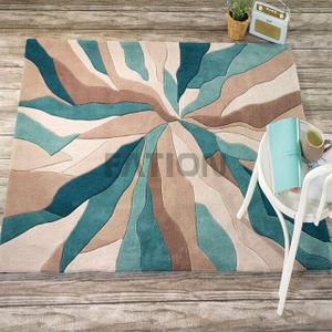 Modern Indoor Acrylic Floor Carpet Handmade Area Rug
