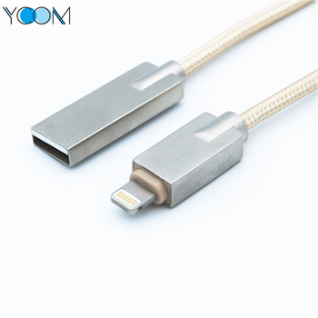 Tejiendo Lightning iPhone USB carga + cable de datos