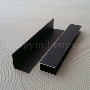 Black Anodized Aluminum Profile for Windows