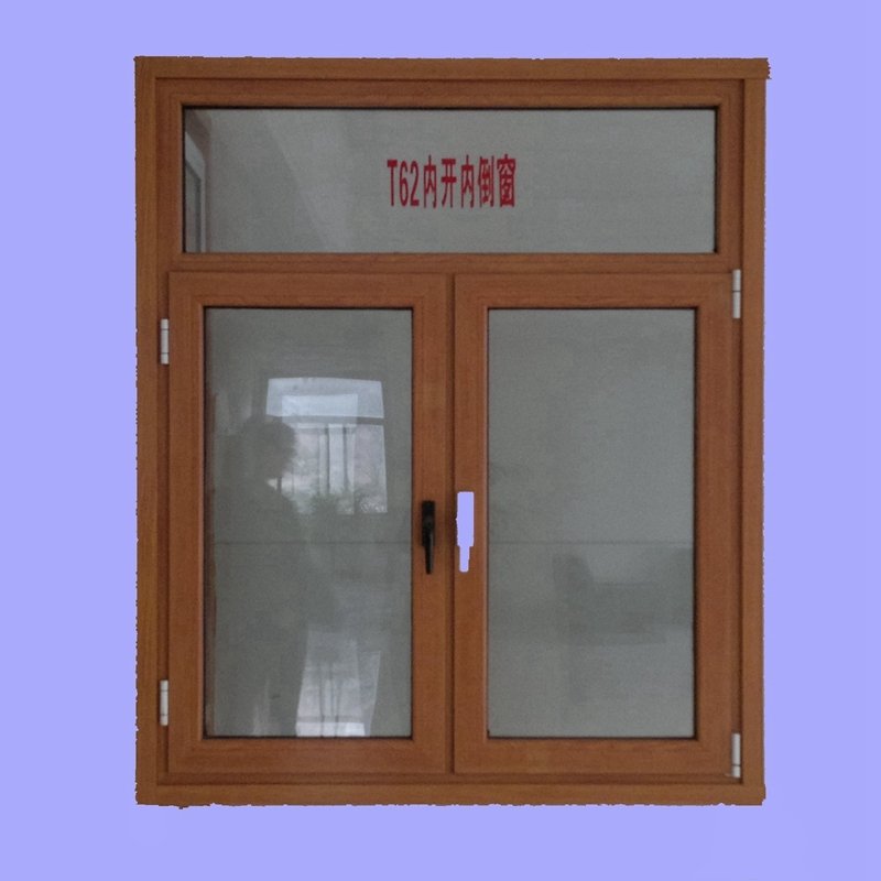 high quality Wooden Print Aluminium Profile for Casement Windows with thermal break