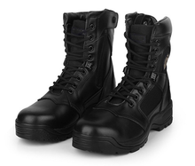 99015 Genuine leather military swat tactical boots