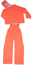 5103B waterproof USA style pvc polyester rainsuit