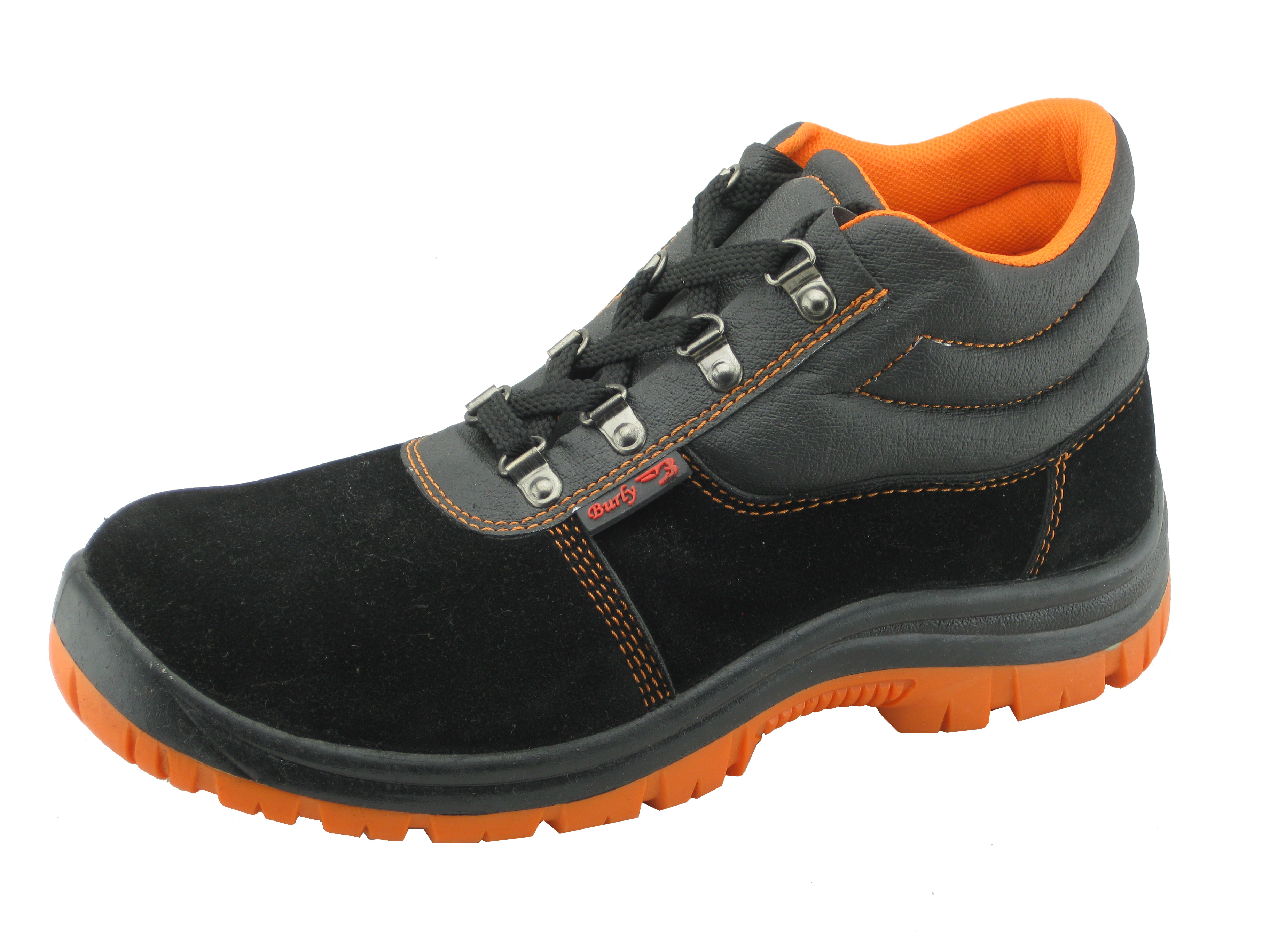 2015 new developed microfiber leather PVC sole working safety boots