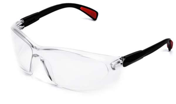28g PC lens Nylon arm safety eye glasses