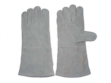 1310 fully lined cow split leather working gloves for welder