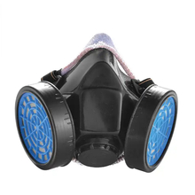 Replaceable Filter Double Cartridge Industrial Anti Dust Respirator Mask