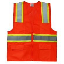 Multi Pockets Polyester Hi-vis Reflective Safety Vest