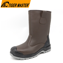 Brown Steel Toe Prevent Puncture Welding Safety Boots